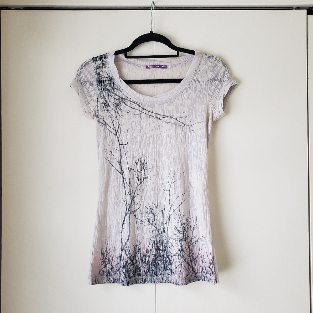 Smart Set Tree Print Tee